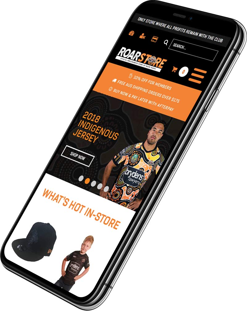 Wests Tigers Roarstore